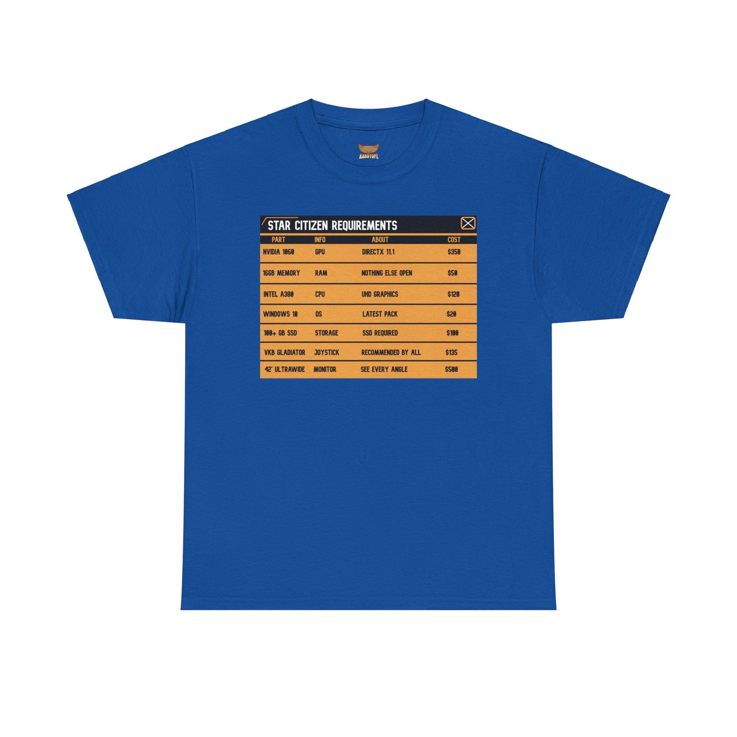 Unisex Heavy Cotton Tee | ASOP TERMINAL MINIMUM SYSTEM REQUIREMENTS + Jokes