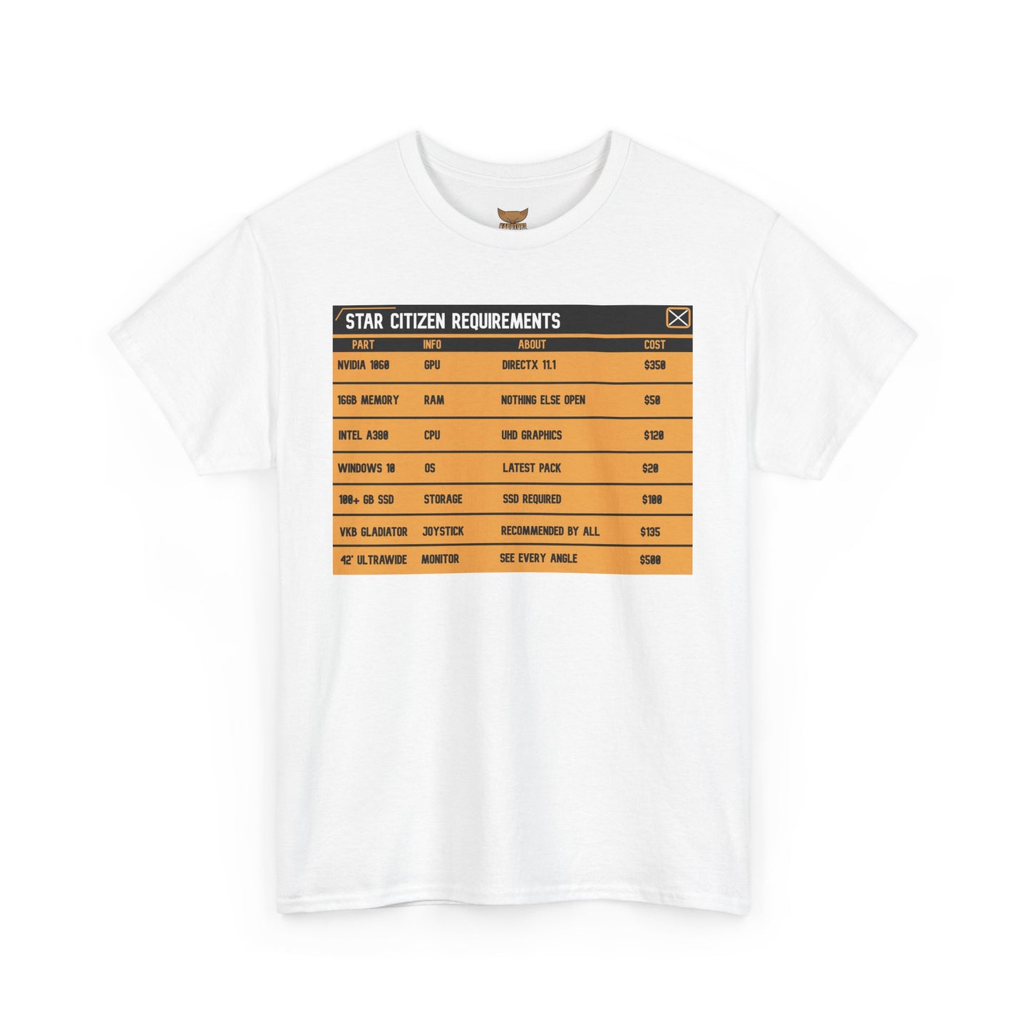 Unisex Heavy Cotton Tee | ASOP TERMINAL MINIMUM SYSTEM REQUIREMENTS + Jokes