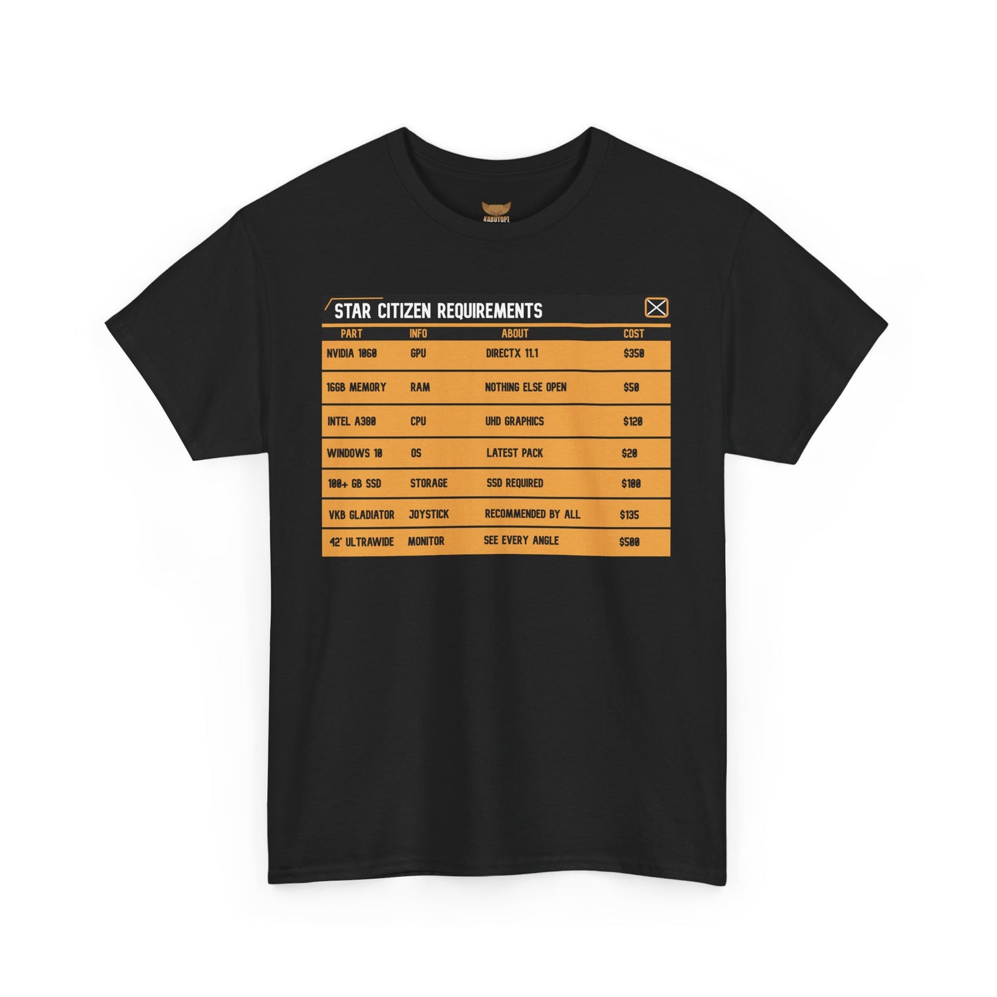 Unisex Heavy Cotton Tee | ASOP TERMINAL MINIMUM SYSTEM REQUIREMENTS + Jokes