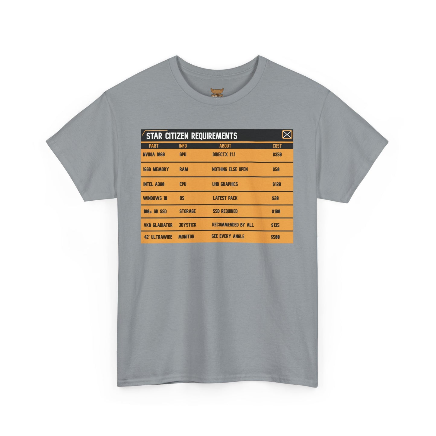 Unisex Heavy Cotton Tee | ASOP TERMINAL MINIMUM SYSTEM REQUIREMENTS + Jokes