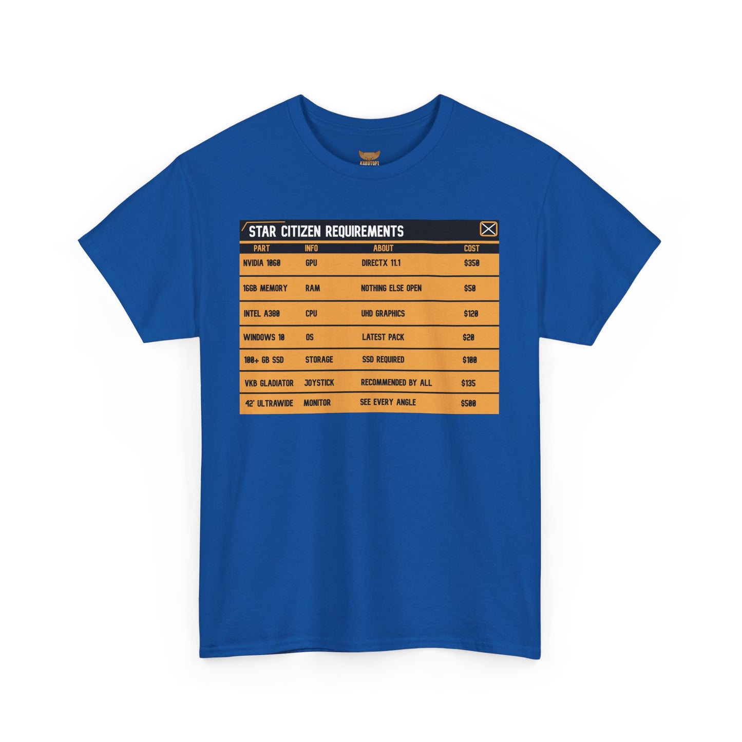 Unisex Heavy Cotton Tee | ASOP TERMINAL MINIMUM SYSTEM REQUIREMENTS + Jokes