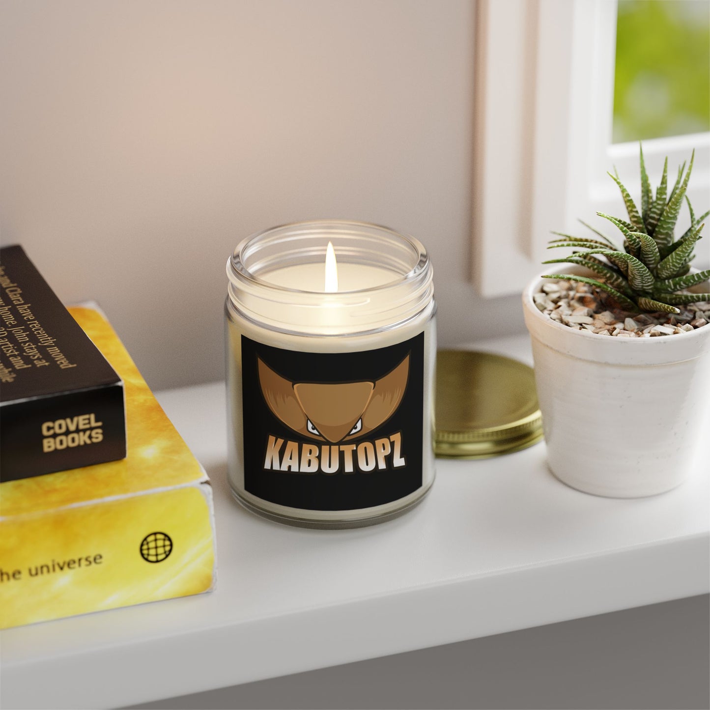 Scented Candles, Coconut Apricot Wax (4oz, 9oz) KABUTOPZ SCENT LMAOOO
