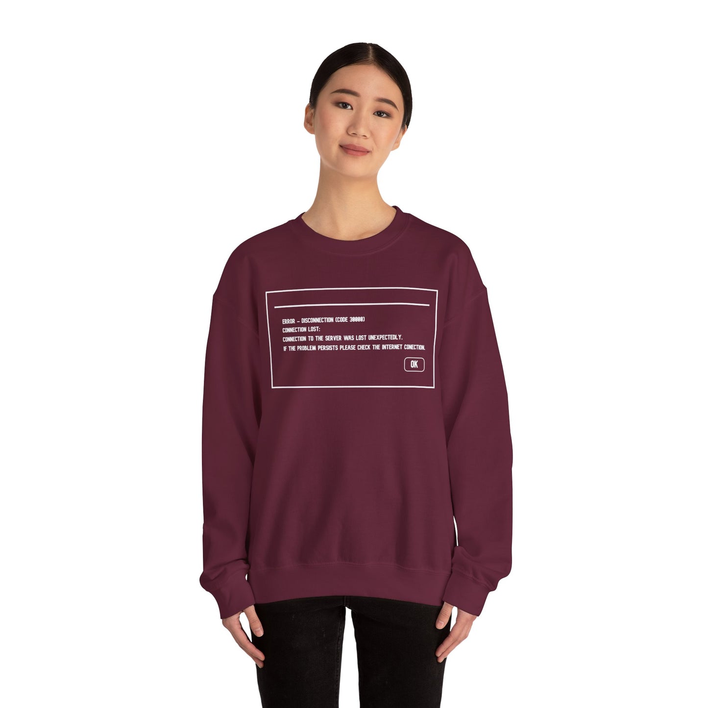 Unisex Heavy Blend™ Crewneck Sweatshirt ERROR 30K Message