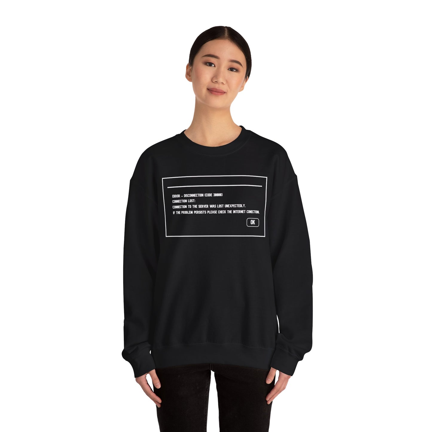 Unisex Heavy Blend™ Crewneck Sweatshirt ERROR 30K Message