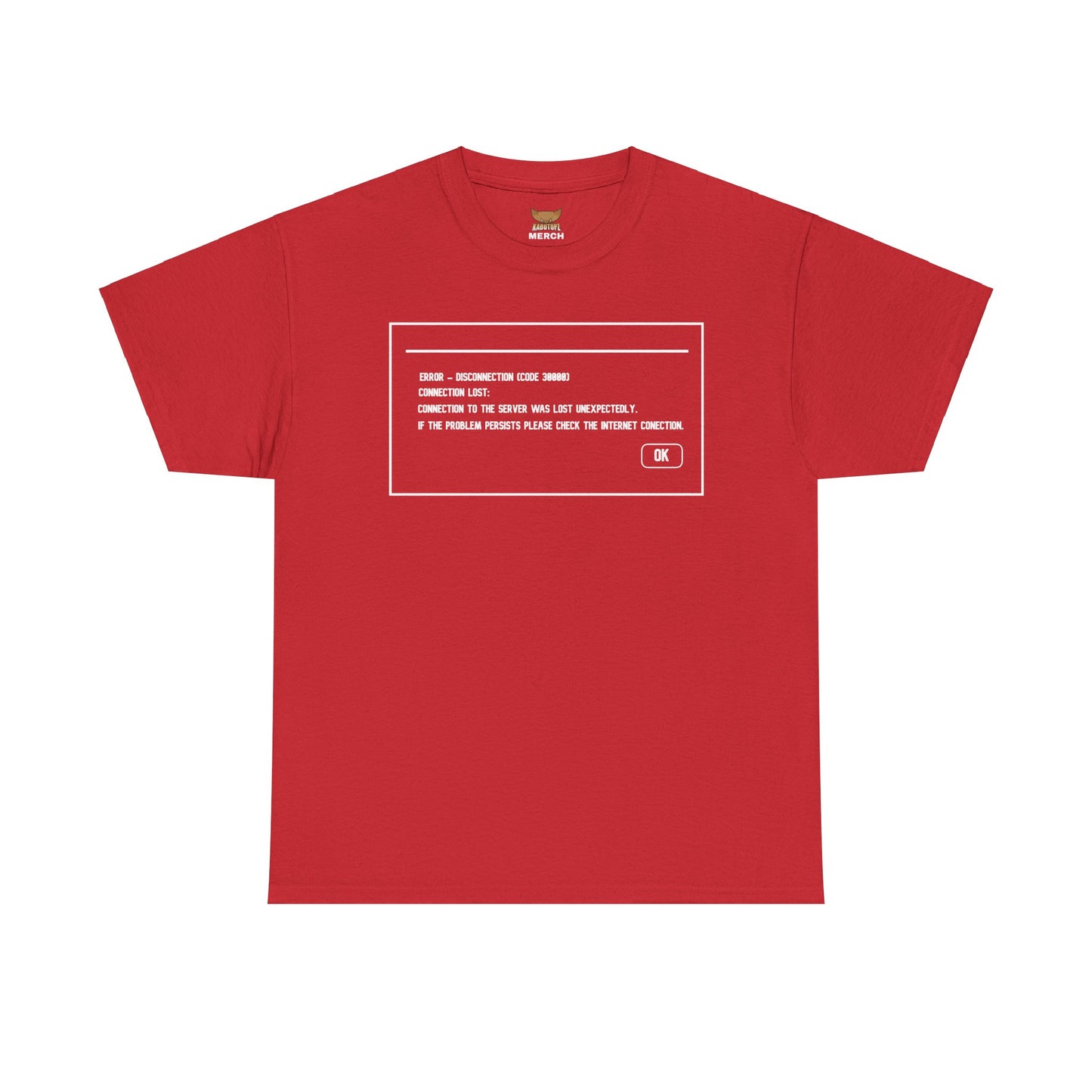 Unisex Heavy Cotton Tee ERROR 30K Message