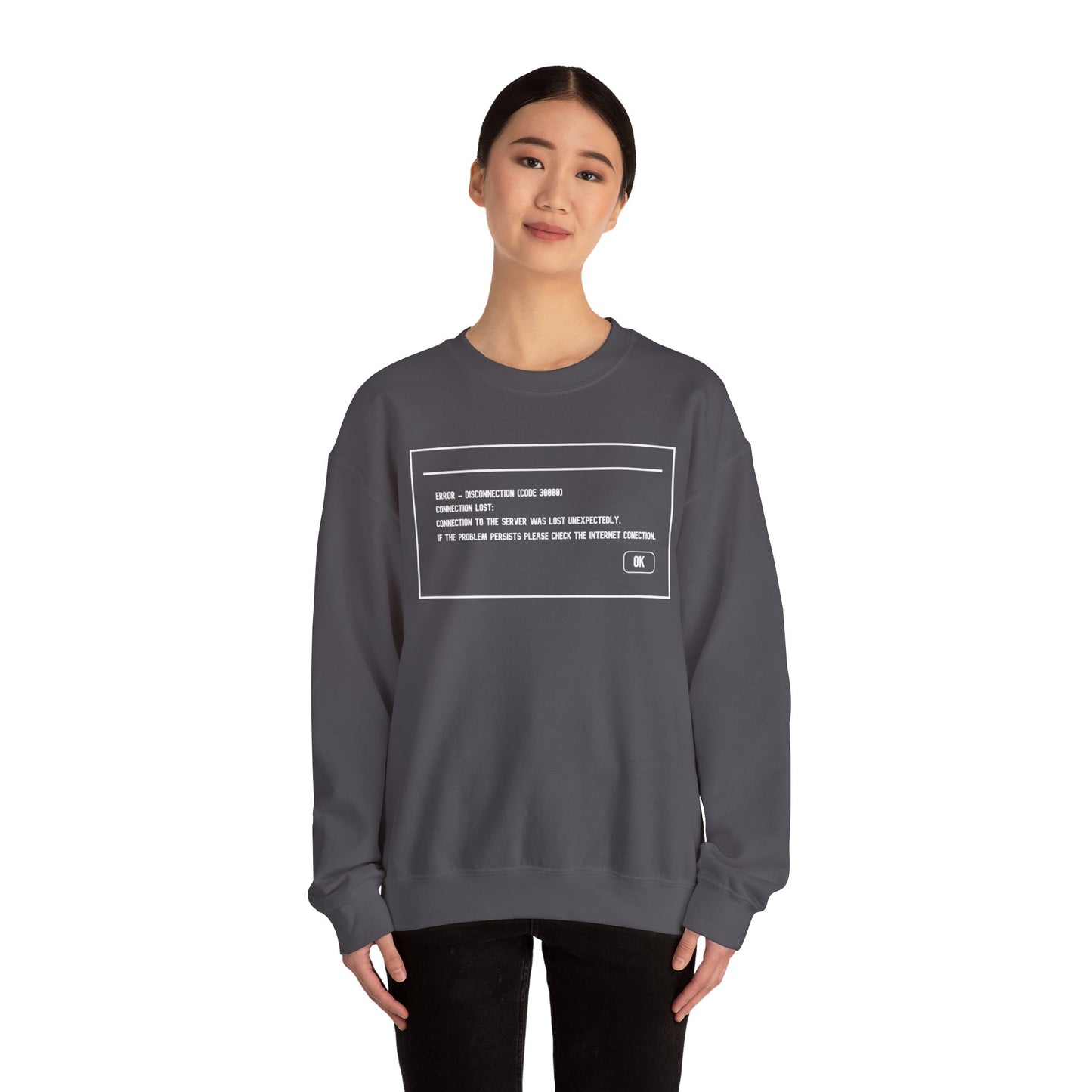 Unisex Heavy Blend™ Crewneck Sweatshirt ERROR 30K Message