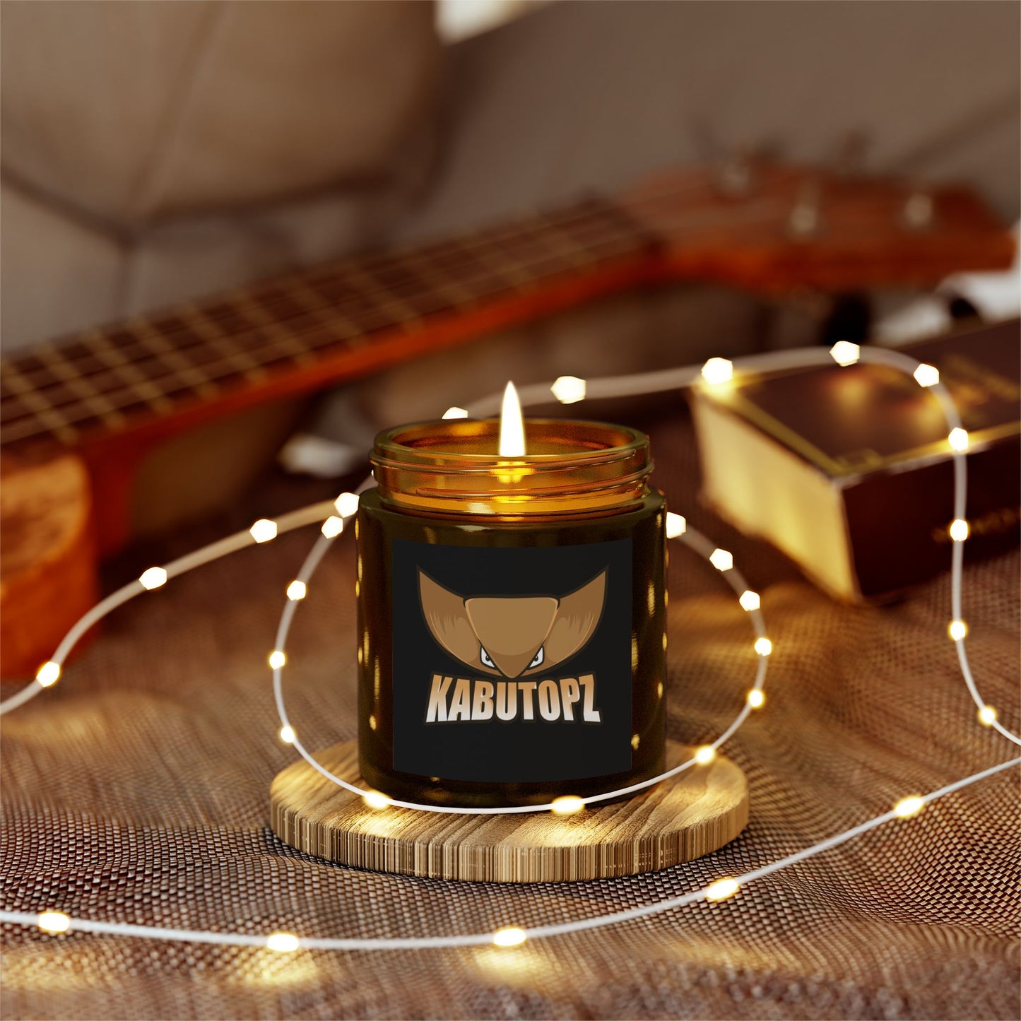Scented Candles, Coconut Apricot Wax (4oz, 9oz) KABUTOPZ SCENT LMAOOO