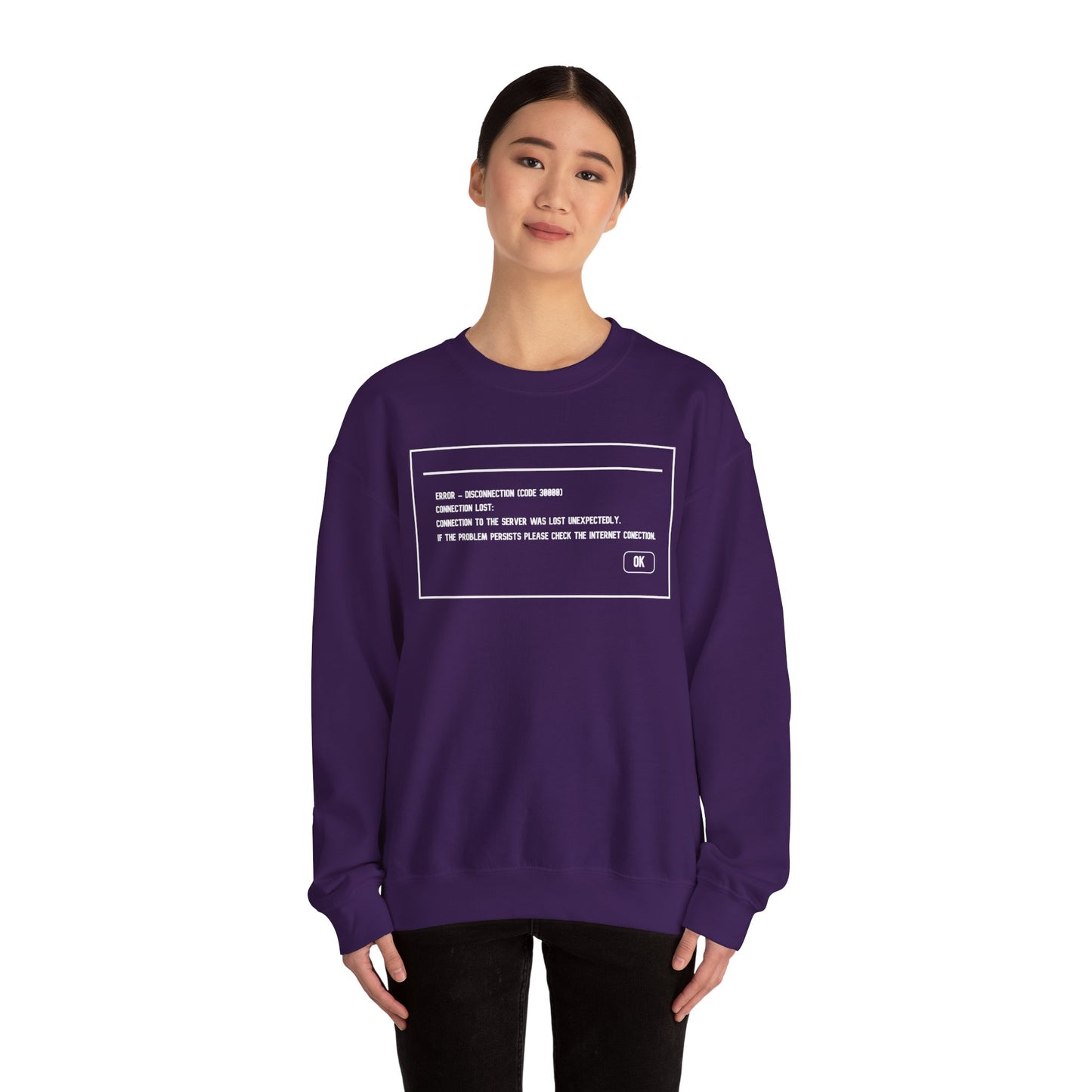 Unisex Heavy Blend™ Crewneck Sweatshirt ERROR 30K Message