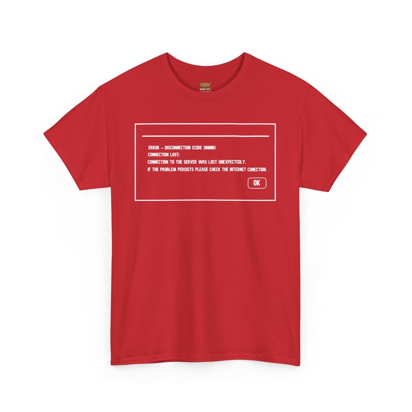 Unisex Heavy Cotton Tee ERROR 30K Message