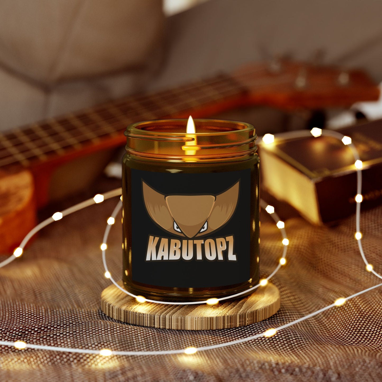 Scented Candles, Coconut Apricot Wax (4oz, 9oz) KABUTOPZ SCENT LMAOOO